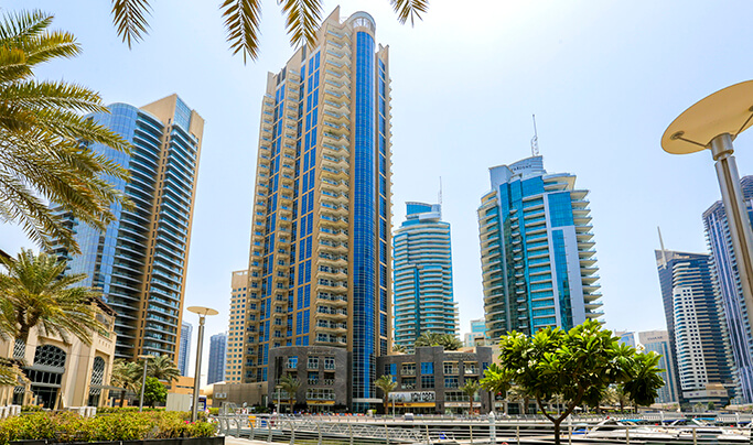 Al Habtoor Marina Tower  - Location
