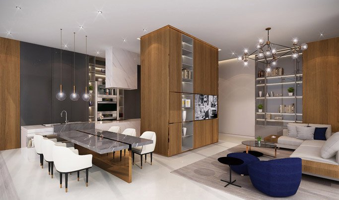 1-4 Bedroom Apartments Noora Tower